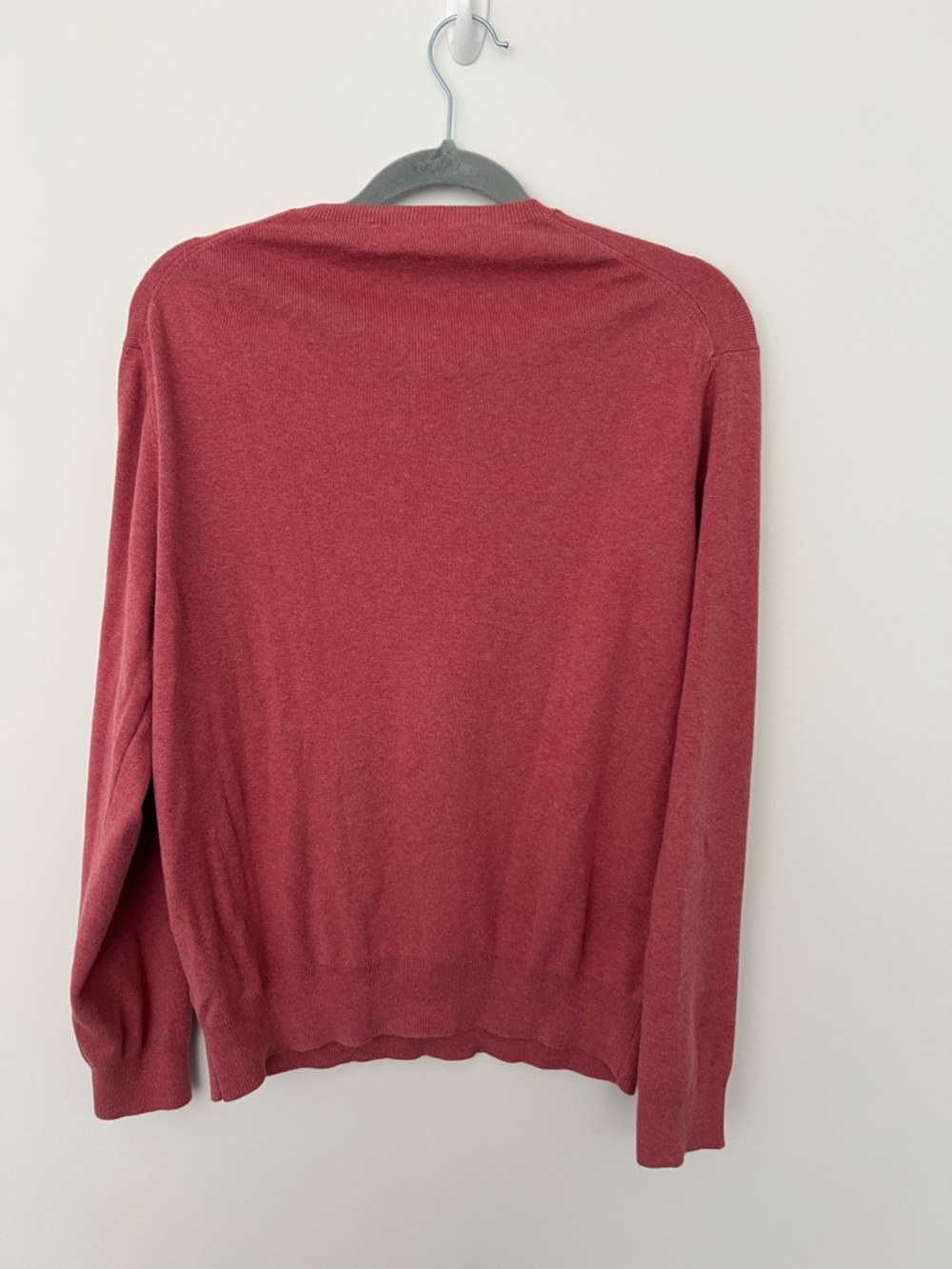 Ralph Lauren V-Neck Sweater in Nantucket Red - Picture 4 of 5